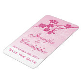 Magnet Flexible Aquarelle Ombre Rose Spring Blossom Enregistrer la (Côté Gauche)