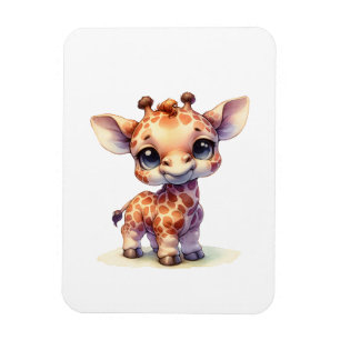 Magnet Flexible Aquarelle petite girafe