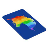 Magnet Flexible Aquarelle Rainbow Unicorn (Côté Droit)