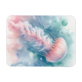 Magnet Flexible Aquarelle rose délicate Jellyfish Flexible (Horizontal)