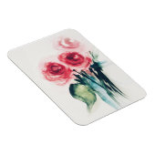 Magnet Flexible Aquarelle Roses Rouges (Côté Droit)