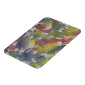 Magnet Flexible Aquarelle rouge bleu jaune (Côté Gauche)