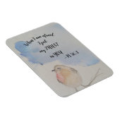 Magnet Flexible Aquarelle - texte 2024 année (Côté Droit)