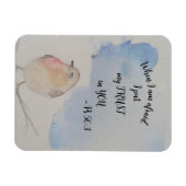 Magnet Flexible Aquarelle - texte 2024 année (Horizontal)