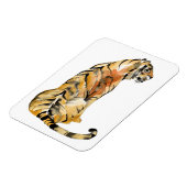 Magnet Flexible Aquarelle Tiger assis (Côté Gauche)