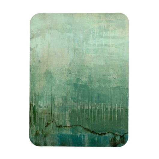 Magnet Flexible Aquarelle verte contemporaine (Vertical)