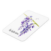 Magnet Flexible Aquarelle Wisteria Botanique (Côté Gauche)