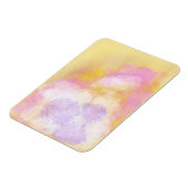 Magnet Flexible Aquarelles Abstraites - Arrière - plan orange (Côté Gauche)