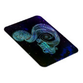 Magnet Flexible aquarius the wwater carrier zodiac (Côté Droit)