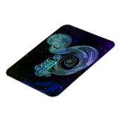 Magnet Flexible aquarius the wwater carrier zodiac (Côté Gauche)