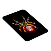 Magnet Flexible Araignée en vapeur noire (Côté Droit)