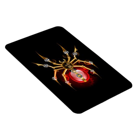 Magnet Flexible Araignée en vapeur noire (Côté Droit)