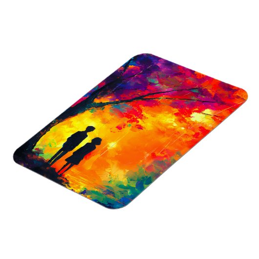 Magnet Flexible Arbre coloré d'amour (Côté Gauche)