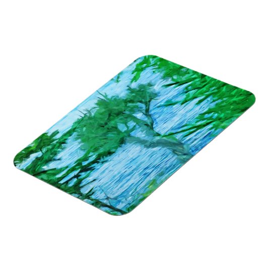 Magnet Flexible Arbre de l'esprit antique en Abstrait (Côté Gauche)