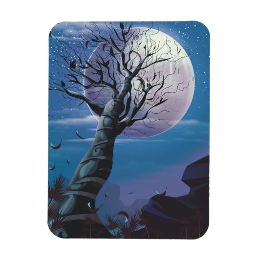 Magnet Flexible Arbre de Lune (Vertical)