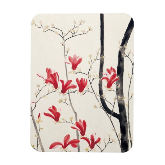 Magnet Flexible Arbre de Magnolia par Kobayashi Kokei, Nature Vint (Vertical)