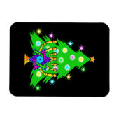 Magnet Flexible Arbre de Noël de Chanukah Menorah (Horizontal)