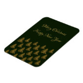 Magnet Flexible Arbre de Noël en or brillant pour Noël vert (Côté Gauche)