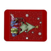 Magnet Flexible Arbre de Noël et cadeaux (Horizontal)