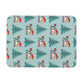 Magnet Flexible Arbre de Noël et santa claus (Horizontal)