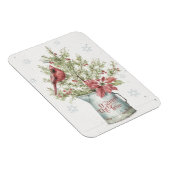 Magnet Flexible Arbre de Noël fermier avec cardinal (Côté Droit)