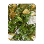 Magnet Flexible Arbre de Noël I Argent et Or (Vertical)