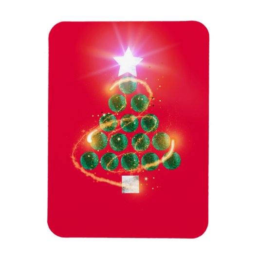 Magnet Flexible Arbre de Noël malachite (Vertical)