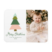 Magnet Flexible Arbre de Noël moderne coloré photo (Horizontal)