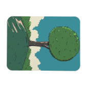 Magnet Flexible Arbre sur une colline (Horizontal)