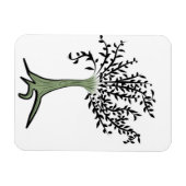 Magnet Flexible Arbre vert (Horizontal)
