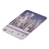 Magnet Flexible Arbres couverts de gel et clôture, Colorado (Côté Gauche)