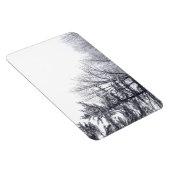 Magnet Flexible Arbres couverts de neige : Horizontaux (Côté Droit)