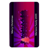 Magnet Flexible Arbres de Noël Nuances de violet vacances Flexible (Vertical)