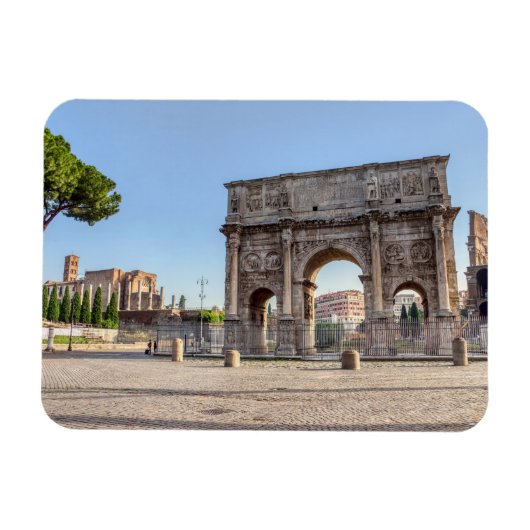 Magnet Flexible Arc de triomphe de Constantin - Rome, Italie (Horizontal)