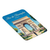 Magnet Flexible Arc de Triomphe France (Côté Droit)