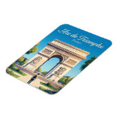 Magnet Flexible Arc de Triomphe France (Côté Gauche)