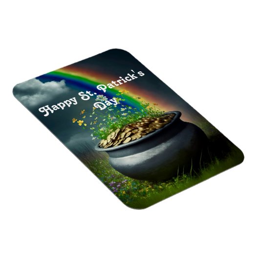 Magnet Flexible Arc-En-Ciel Avec Pot D'Aimant Flexible Or (Côté Droit)