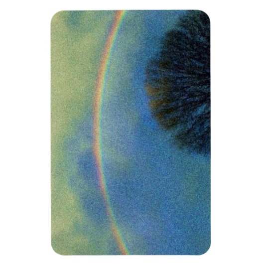 Magnet Flexible Arc-en-ciel complet en style Seurat (Vertical)