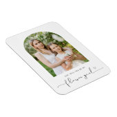 Magnet Flexible Arch frame tu seras mon aimant fille de fleur (Côté Droit)
