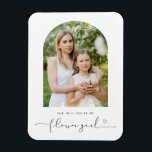 Magnet Flexible Arch frame tu seras mon aimant fille de fleur<br><div class="desc">Minimaliste et moderne serez-vous mon aimant de proposition de fleurs fille. Pour une personnalisation plus avancée de cette conception,  par exemple la modification de la disposition,  de la police ou de la taille du texte,  cliquez sur le bouton "PERSONNALISER" ci-dessus. Veuillez me contacter pour toute question !</div>