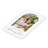 Magnet Flexible Arch frame tu seras mon aimant fille de fleur (Côté Gauche)