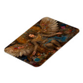 Magnet Flexible Archange Michael assis sur le trône (Côté Gauche)