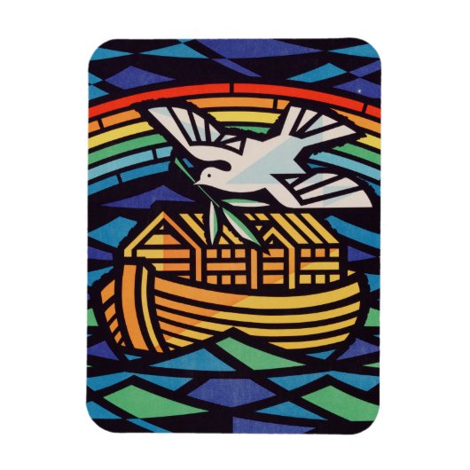 Magnet Flexible Arche de Noé avec Saint-Esprit (Vertical)