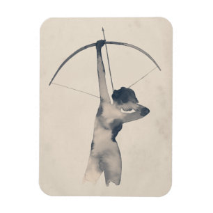 Magnet Flexible Archère d'aquarelle