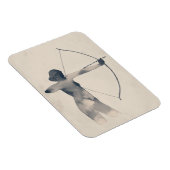 Magnet Flexible Archeresse aquarelle Silhouette (Côté Droit)