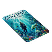 Magnet Flexible Archipel de Zanzibar Tanzanie (Côté Droit)