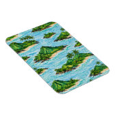 Magnet Flexible Archipel d'îles tropicales (Côté Droit)