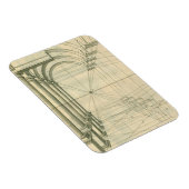 Magnet Flexible Architecture Ancienne, Arches Colonnes Perspective (Côté Droit)