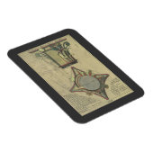 Magnet Flexible Architecture Ancienne, Couronne de Capitale Décora (Côté Droit)