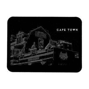 Magnet Flexible Architecture de Cape Town Boulangerie Dessin